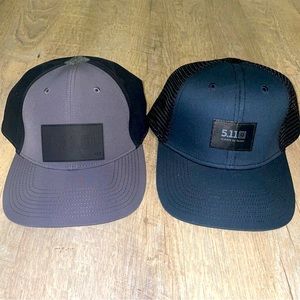 TWO 5.11 Tactical Adjustable SnapBack Logo Baseball Performance Hat Cap